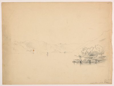 Zachodni brzeg jeziora Brienz, Szwajcaria autorstwa Daniel Huntington