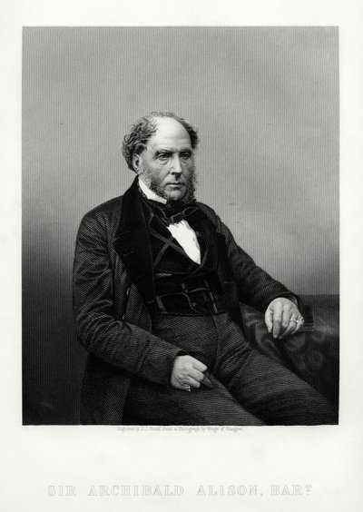 Archibald Alison, szkocki pisarz dydaktyczny i filozoficzny, ok. 1880 r autorstwa Daniel John Pound