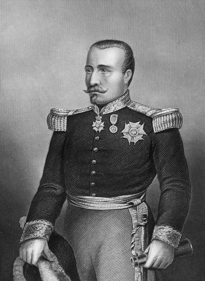 Generał Bosquet, żołnierz francuski, 1857 autorstwa Daniel John Pound