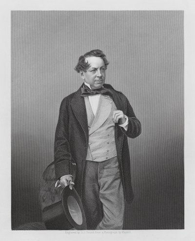 John Baldwin Buckstone, angielski aktor i dramaturg (rycina) autorstwa Daniel John. Pound