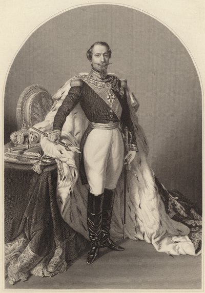 Louis-Napoleon Bonaparte (rycina) autorstwa Daniel John. Pound