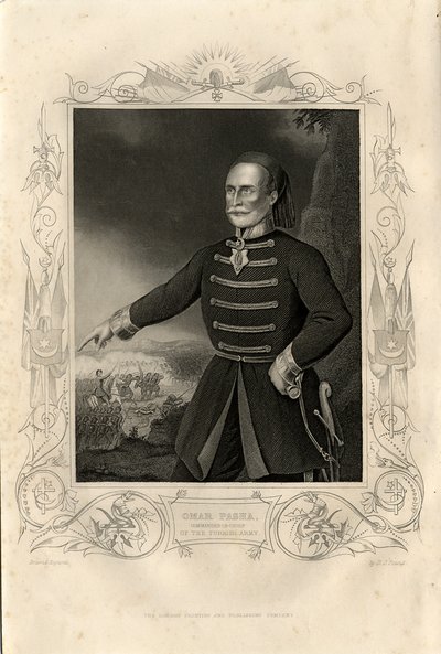 Portret Omara Paszy, 1856 autorstwa Daniel John Pound