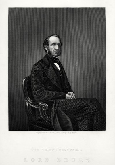 Richard Grosvenor, 2. markiz Westminster, angielski arystokrata, ok. 1880. autorstwa Daniel John Pound