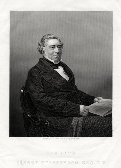 Robert Stephenson, angielski inżynier budownictwa, 1880 autorstwa Daniel John Pound