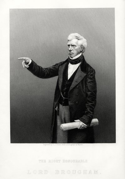 The Right Honorable Henry Brougham, Lord Wysoki Kanclerz Wielkiej Brytanii, ok. 1880 r autorstwa Daniel John Pound