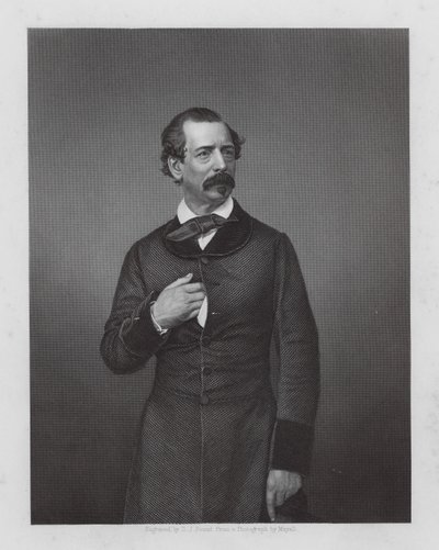 William Frederick Wallett, angielski klaun (rycina) autorstwa Daniel John. Pound