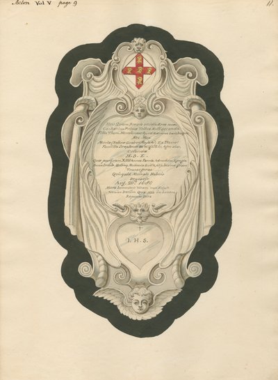 Pomnik H.S.E. z kościoła Acton autorstwa Daniel Lysons