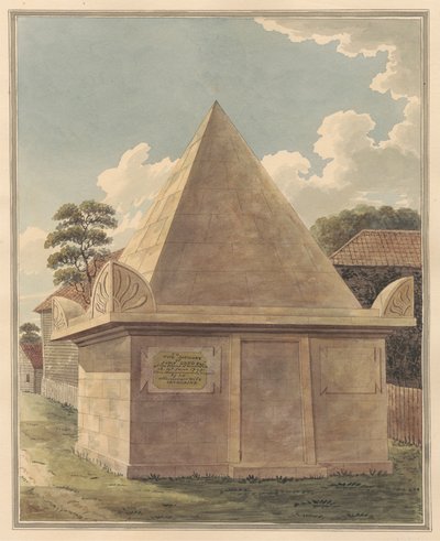 Grób Johna Grega z Hampton Churchyard autorstwa Daniel Lysons