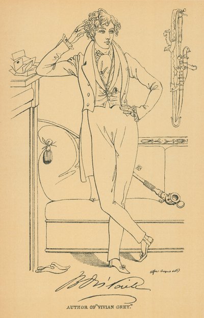 Benjamin disraeli autorstwa Daniel Maclise