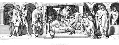 Śmierć Edwarda Wyznawcy, 1042 1866 autorstwa Daniel Maclise