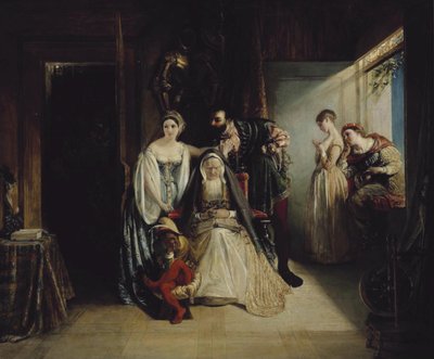 Franciszek I i Diana de Poitiers autorstwa Daniel Maclise