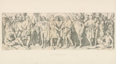 Spotkanie Harolda i księcia Williama autorstwa Daniel Maclise