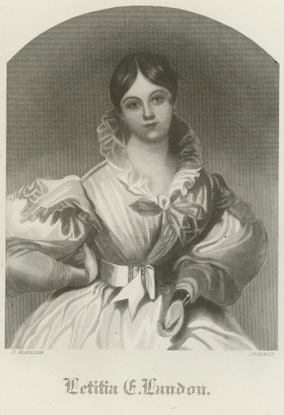 Letycja Elżbieta Landon autorstwa Daniel Maclise