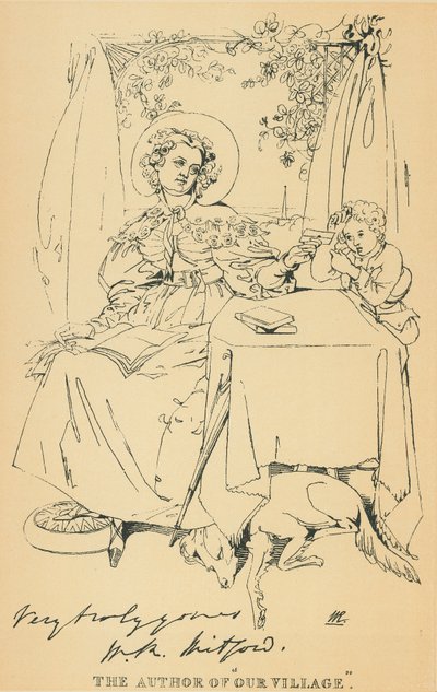 Mary Russel Mitford autorstwa Daniel Maclise