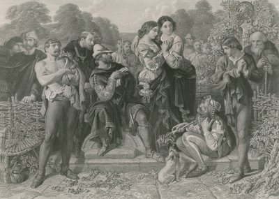 Orlando i zapaśnik, tak jak lubisz autorstwa Daniel Maclise