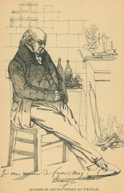 Pierre-Jean de Beranger autorstwa Daniel Maclise