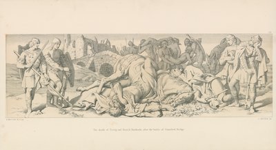 Śmierć Tostiga i Harolda Hardrady po bitwie pod Stamford Bridge autorstwa Daniel Maclise