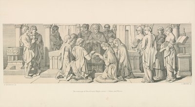 Ślub Harolda z Aldyth, siostrą Edwina i Morcara autorstwa Daniel Maclise