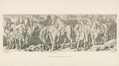 Odwrót Edwina i Morcara z Yorku autorstwa Daniel Maclise