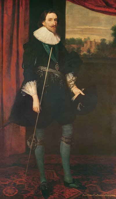 Filip, 4. hrabia Pembroke autorstwa Daniel Mytens