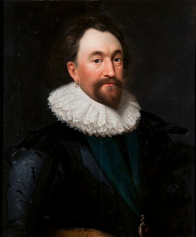 Portret Williama Herberta, 3. hrabiego Pembroke, ok. 1620-30 autorstwa Daniel Mytens