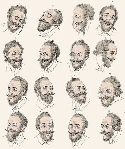 Król Francji Henryk IV (1553-1610) w „”Esejach o fizjonomii, mających na celu propagowanie wiedzy i miłości ludzkości”” John Caspar LAVATER - Grawerowanie wg Daniela Chodowieckiego autorstwa Daniel Nikolaus (after) Chodowiecki