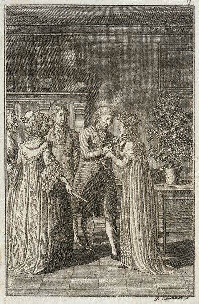 Ilustracja do „Almanachu Beckera na rok 1800” autorstwa Daniel Nikolaus Chodowiecki