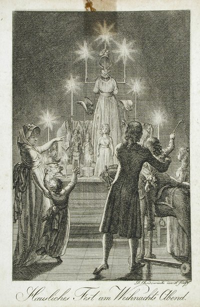 Ilustracja do „Almanachu Langa z 1799 roku” autorstwa Daniel Nikolaus Chodowiecki