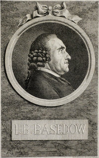Johann Bernhard Basedow 1724-1790, 1773 autorstwa Daniel Nikolaus Chodowiecki