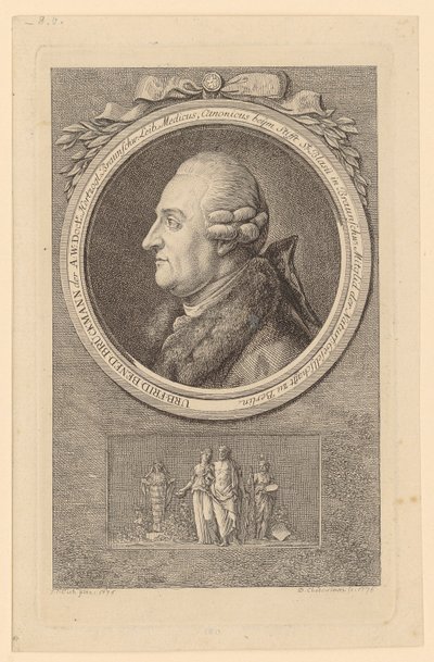 Portret U. F. B. Brückmanna autorstwa Daniel Nikolaus Chodowiecki