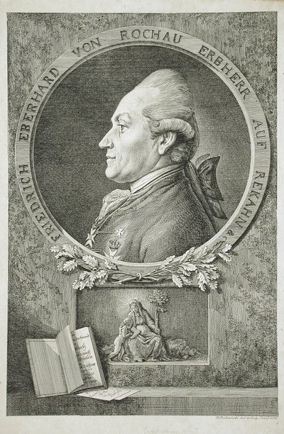 Portret Friedricha Eberharda von Rochau autorstwa Daniel Nikolaus Chodowiecki