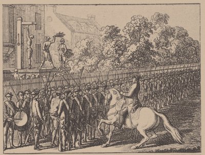 Uruchamianie rękawicy. Ilustracja z Elementartwerk J.B. Basedowa, 1774 autorstwa Daniel Nikolaus Chodowiecki