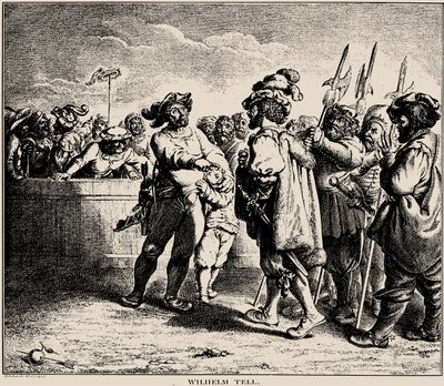 Wilhelm Tell, 1781. autorstwa Daniel Nikolaus Chodowiecki