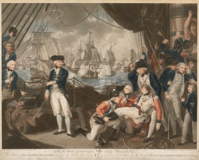 Świętowane zwycięstwo ... w chwalebny pierwszy czerwca 1794 r autorstwa Daniel Orme