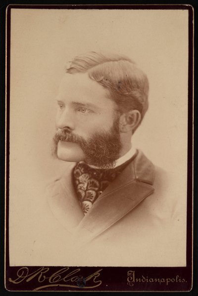 Portret Bartona Warrena Evermanna 1853-1932, przed 1900. autorstwa Daniel R Clark