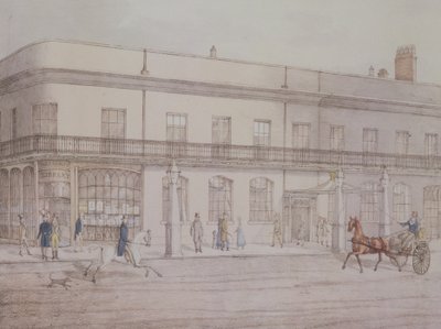 Sale zgromadzeń i biblioteka Williamsa, Cheltenham, 1821 r. autorstwa Daniel Thomas Egerton