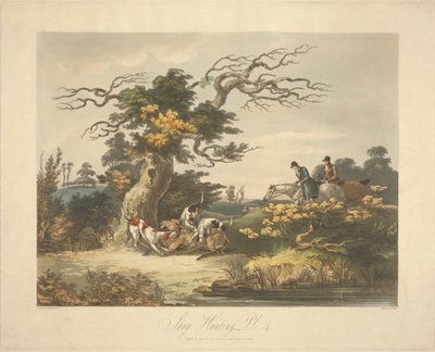 Zestaw czterech: (4) Polowanie na jelenie autorstwa Daniel Thomas Egerton