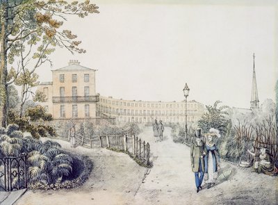 Półksiężyc, Cheltenham, 1821 autorstwa Daniel Thomas Egerton
