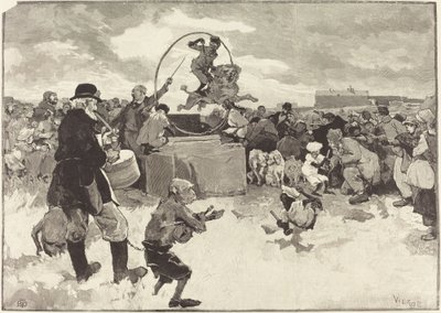 Uczone psy, 1883. autorstwa Daniel Urrabieta Vierge