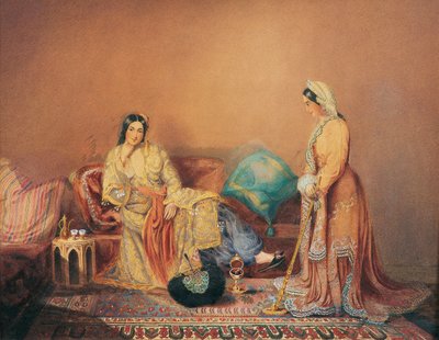 Dames Phanariotes (populacja bogatych kupców pochodzenia greckiego, mieszkających w dzielnicy Phanar w Konstantynopolu) (Phanariot Greek Ladies) - Obraz Daniela Valentine