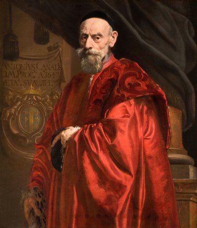 Portret Kanału Antonio, 1647. autorstwa Daniel van den Dyck