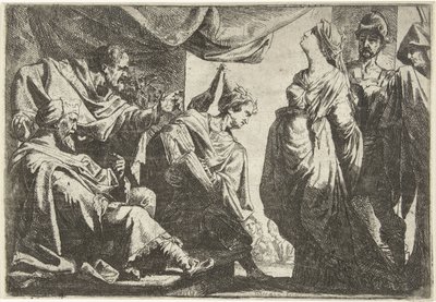 Zuzanna przed sędziami autorstwa Daniel van den Dyck