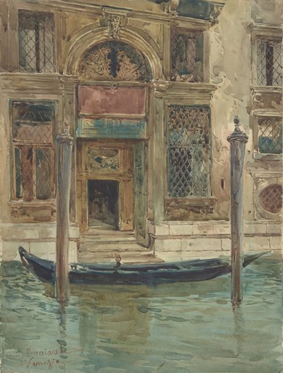 Portal pałacu weneckiego, 1839-1911. autorstwa Daniele Bucciarelli