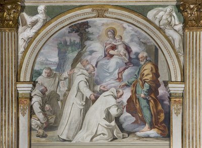 Zatwierdzenie Reguły Kartuzów, 1629 autorstwa Daniele Crespi