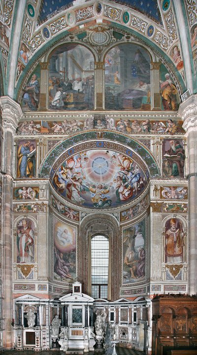 Prezbiterium autorstwa Daniele Crespi