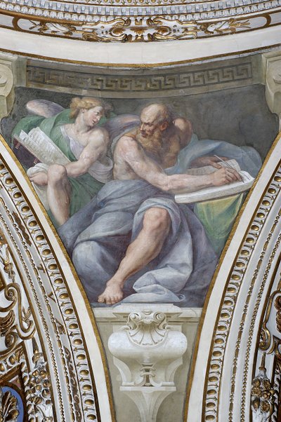 Święty Mateusz (fresk) autorstwa Daniele Crespi