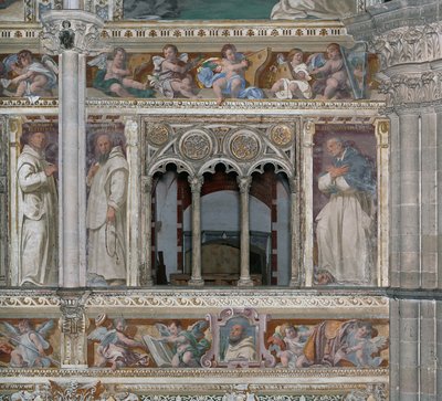 Święci (fresk) autorstwa Daniele Crespi