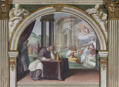 Sen św. Hugona, 1629 autorstwa Daniele Crespi