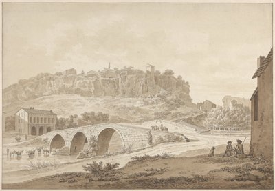 Widok Civita Castellana autorstwa Daniël Dupré