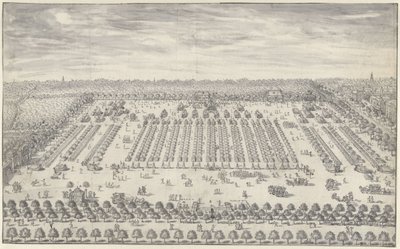 Obóz w pobliżu Hagi, 1742 autorstwa Daniël Marot (II)